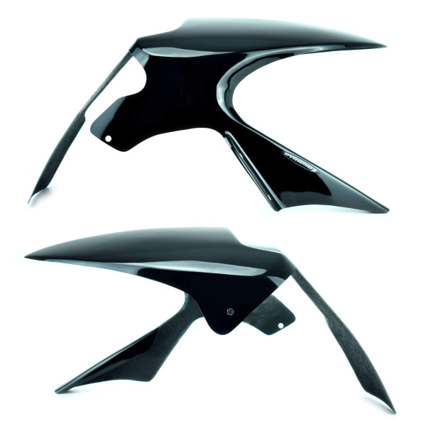 Pyramid Plastics Pyramid hugger | gloss black | kawasaki ninja zx-6r 2007>2009